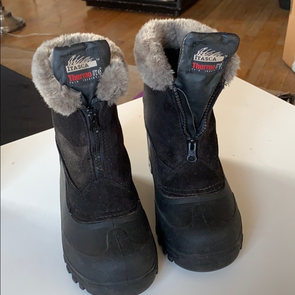 Itaska Suede w/faux fur boots Thermo Lite Insulate